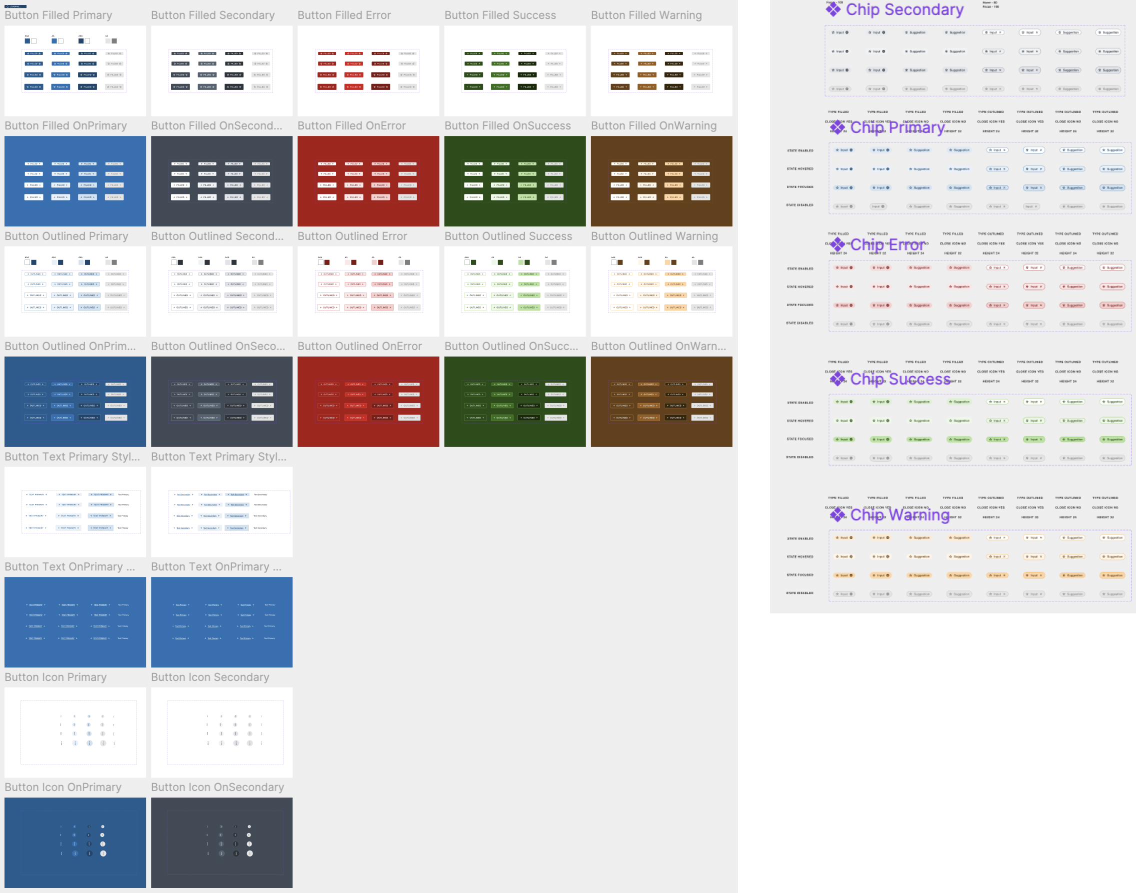 design system snapshots